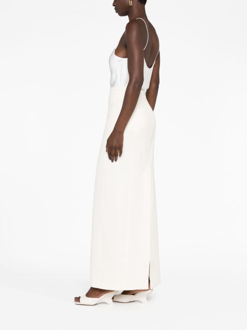 Neutral Column High-waisted Skirt