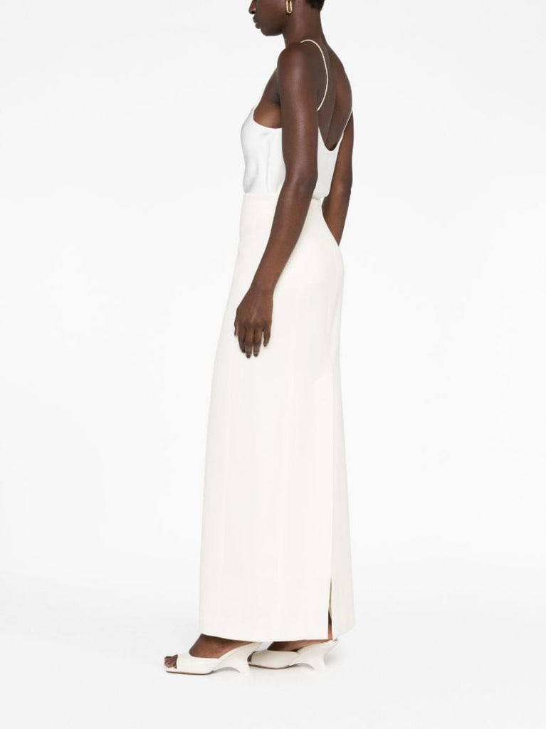 Neutral Column High-waisted Skirt