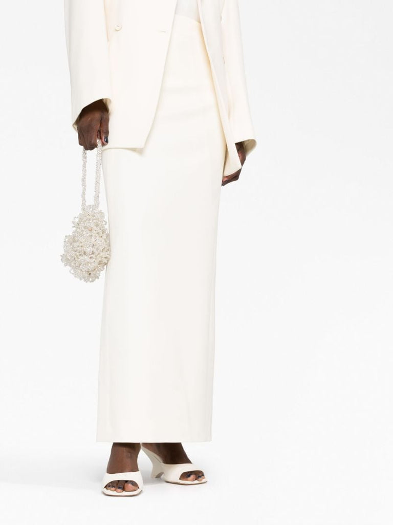 Neutral Column High-waisted Skirt