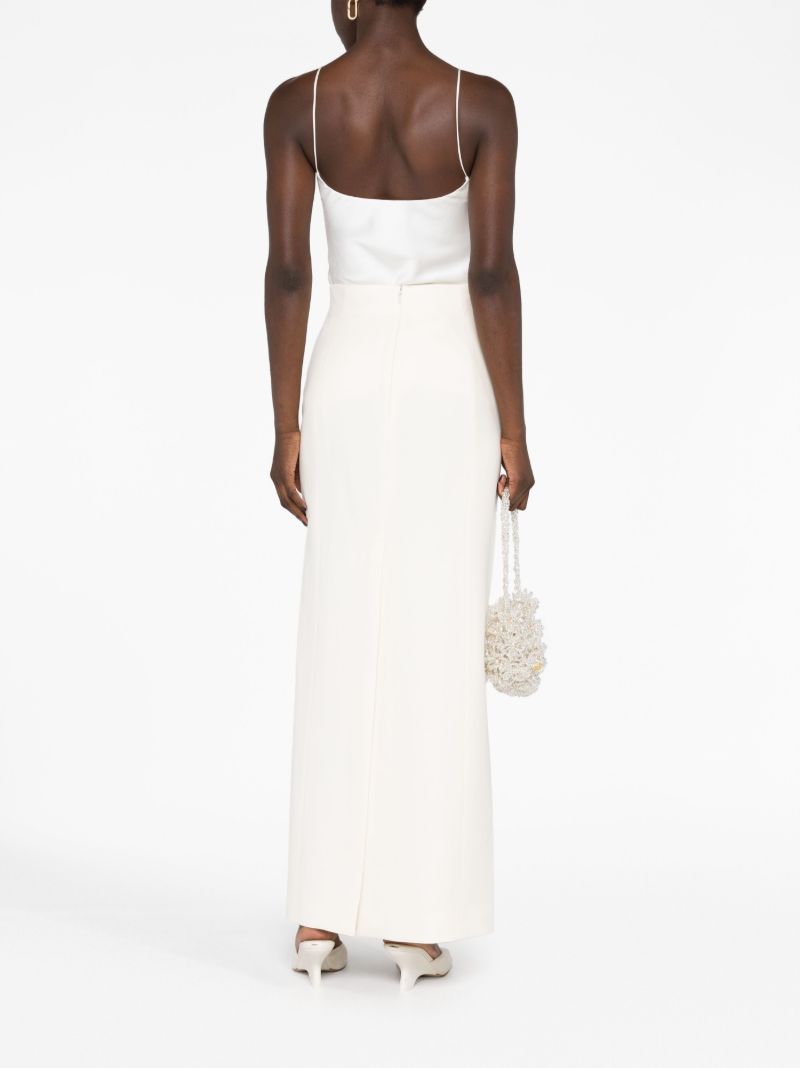 Neutral Column High-waisted Skirt
