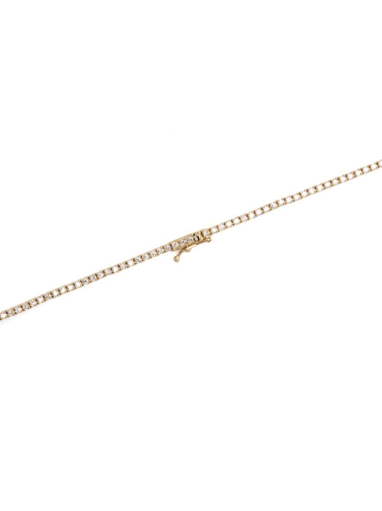 18k Yellow Gold Eve Diamond and Pearl Necklace