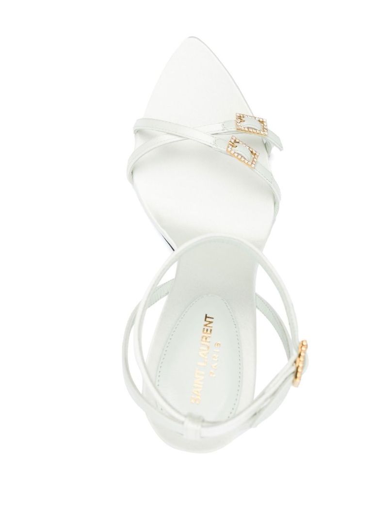 Green New Nuit 110 Leather Sandals