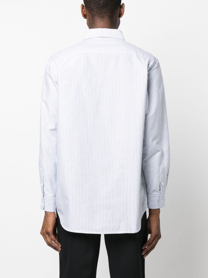 Blue Striped Organic Cotton Shirt