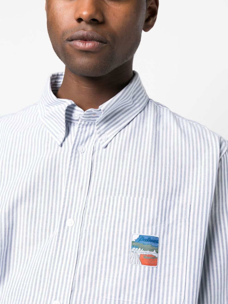 Blue Striped Organic Cotton Shirt