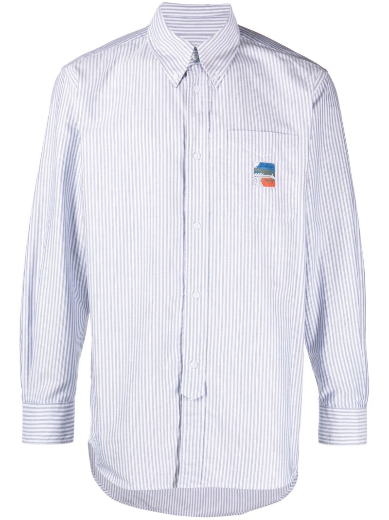 Blue Striped Organic Cotton Shirt