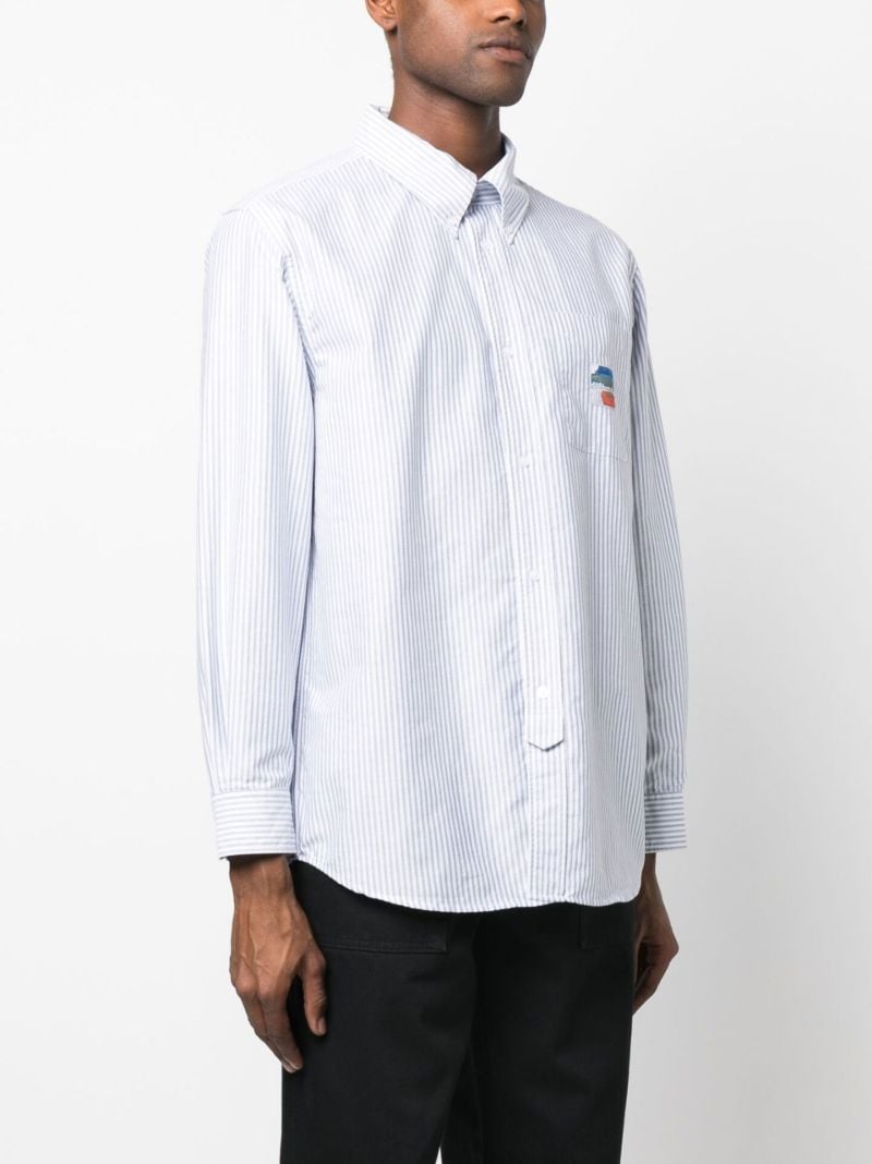 Blue Striped Organic Cotton Shirt