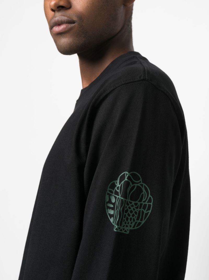 Black Ballbowl Long-sleeve T-shirt