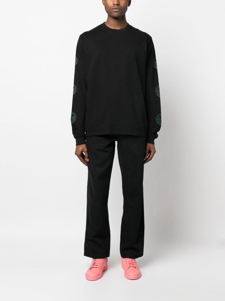 Black Ballbowl Long-sleeve T-shirt