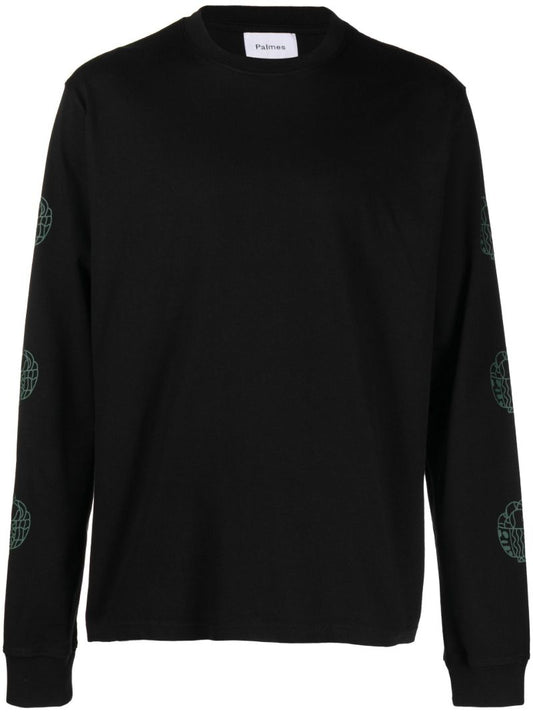 Black Ballbowl Long-sleeve T-shirt