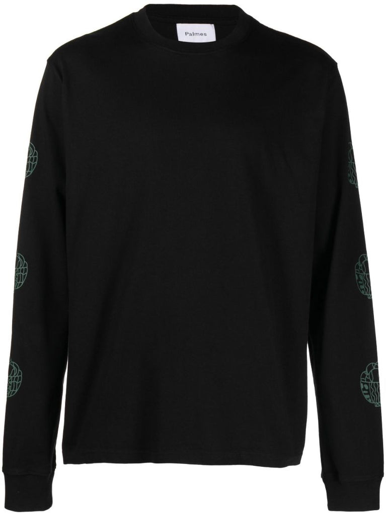 Black Ballbowl Long-sleeve T-shirt