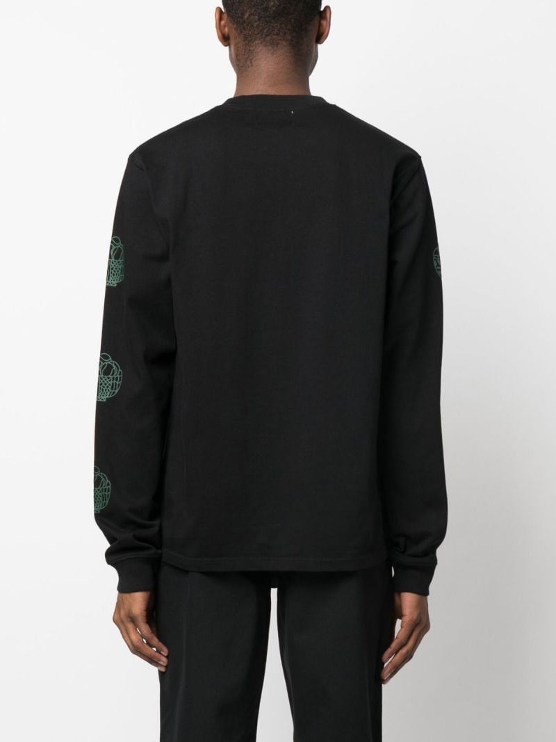 Black Ballbowl Long-sleeve T-shirt