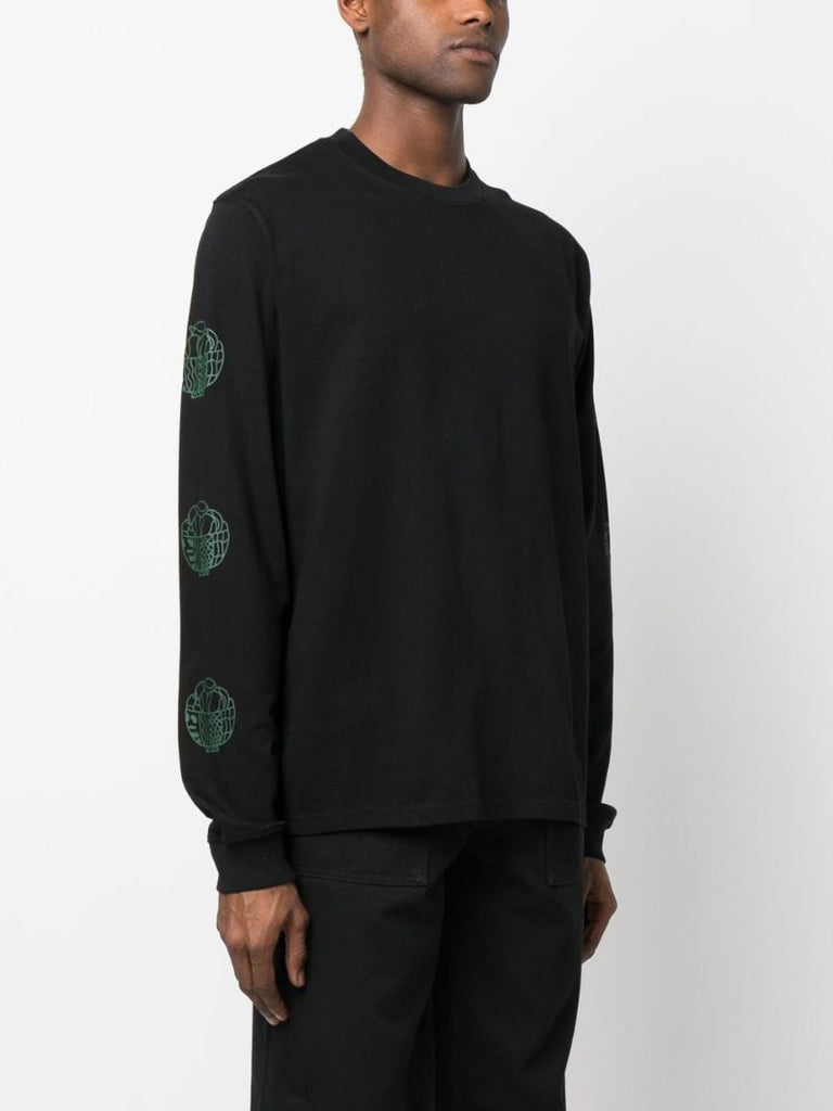 Black Ballbowl Long-sleeve T-shirt
