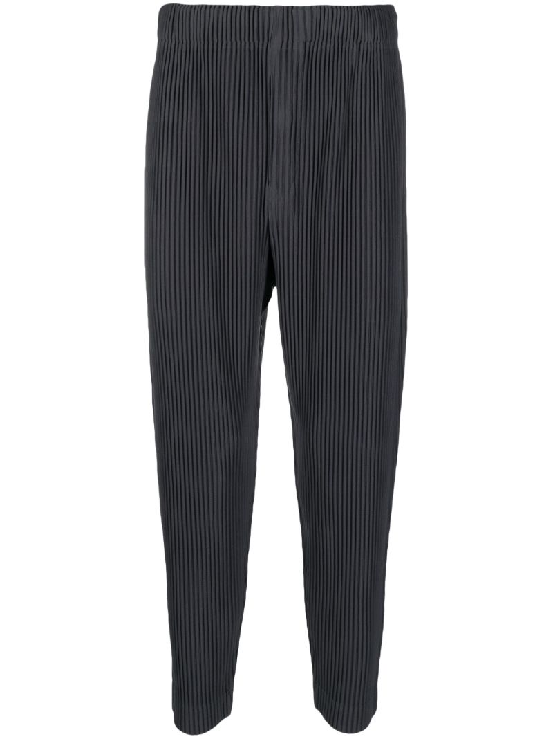 Grey Mc April Pleated Tapered Trousers