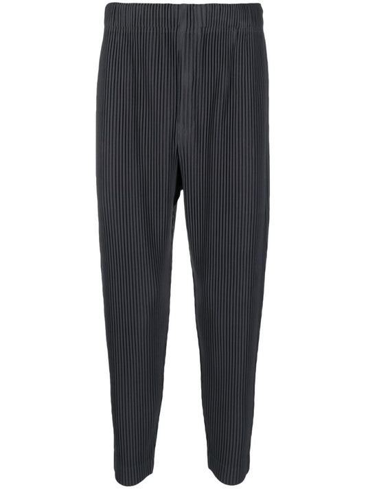 Grey Mc April Pleated Tapered Trousers