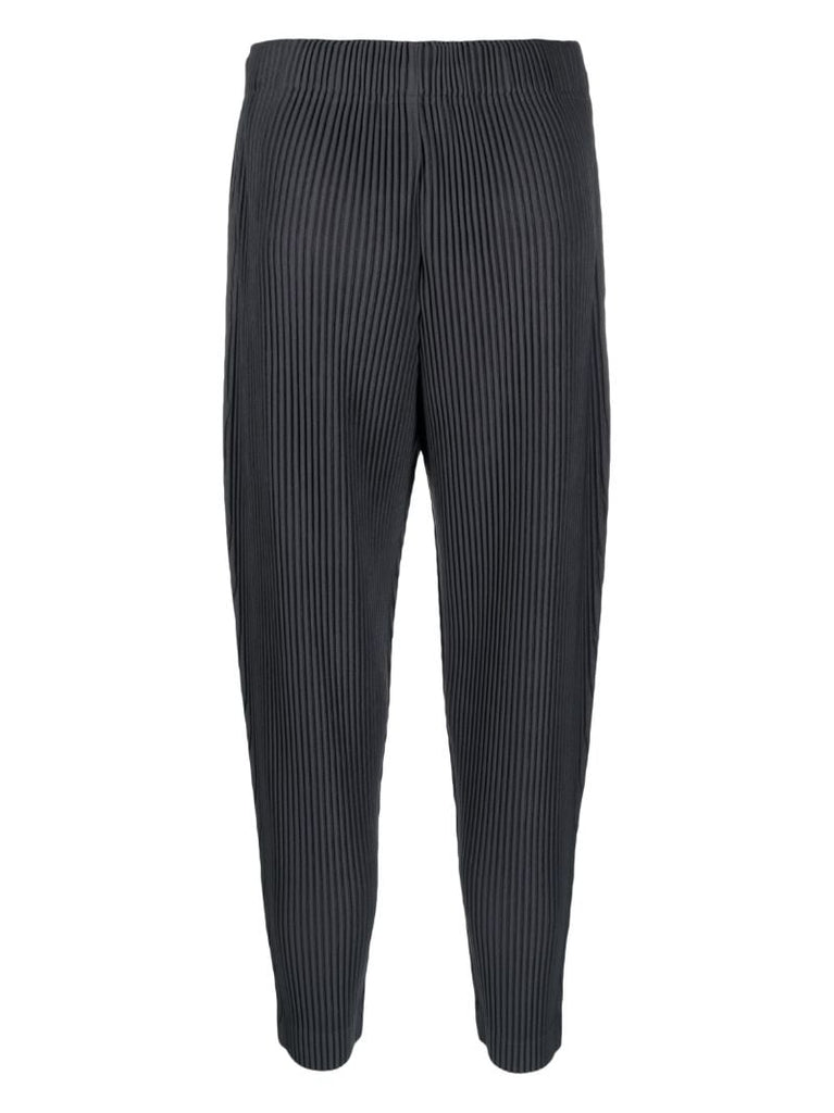 Grey Mc April Pleated Tapered Trousers