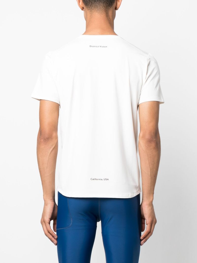 White Deva Logo Print T-shirt