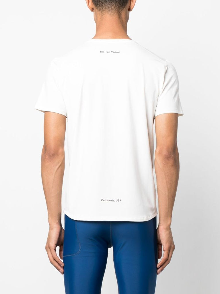 White Deva Logo Print T-shirt