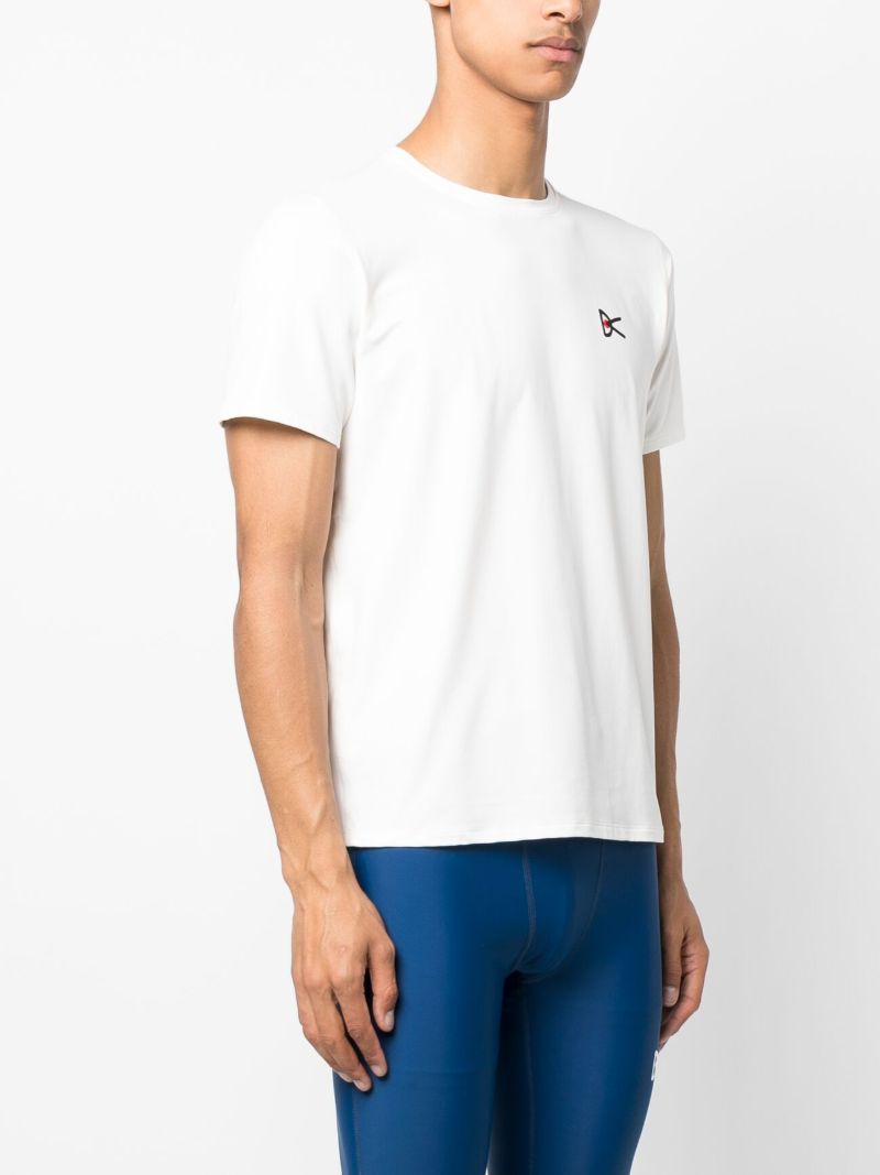 White Deva Logo Print T-shirt