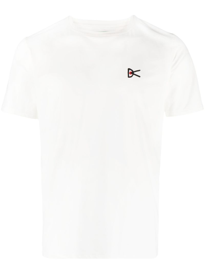 White Deva Logo Print T-shirt