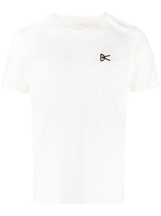 White Deva Logo Print T-shirt