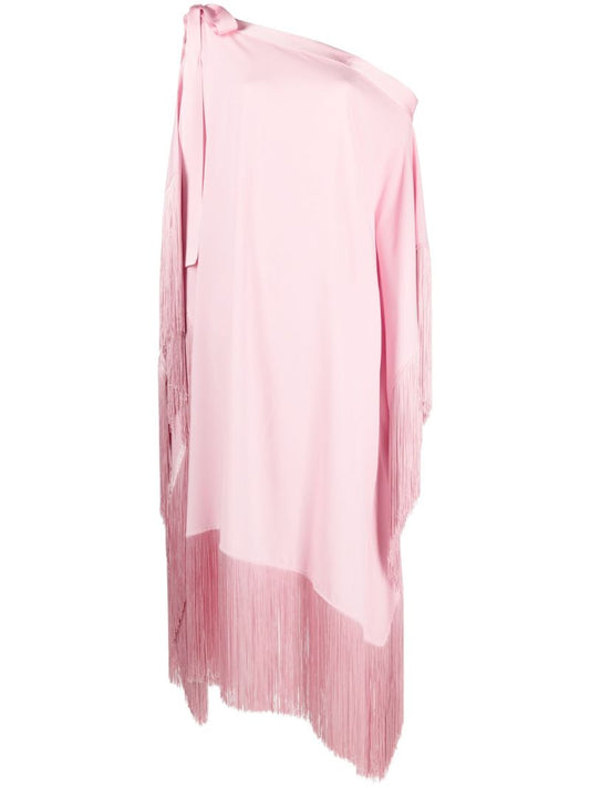Pink Aarons Asymmetric Kaftan Dress