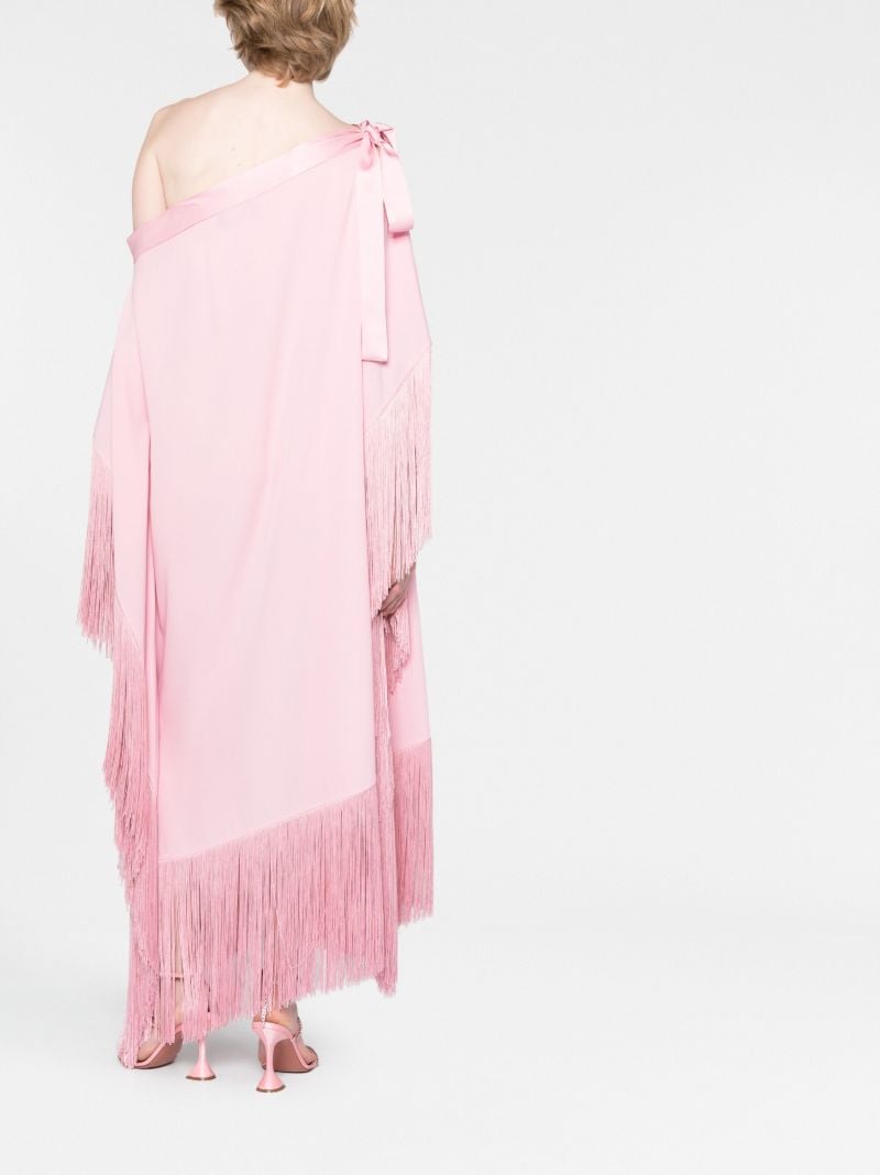 Pink Aarons Asymmetric Kaftan Dress