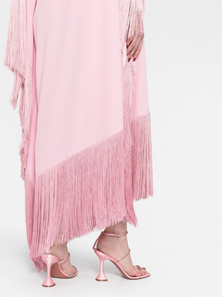 Pink Aarons Asymmetric Kaftan Dress