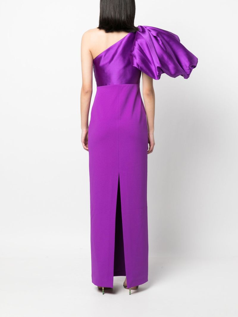 Purple Karli One-shoulder Maxi Dress