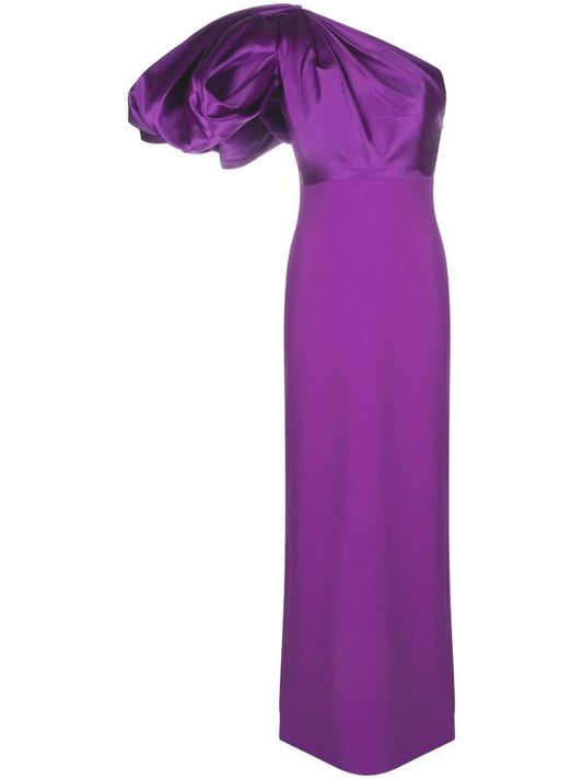 Purple Karli One-shoulder Maxi Dress