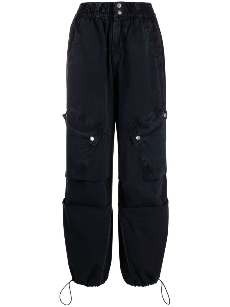 Blue Nyla Denim Cargo Trousers