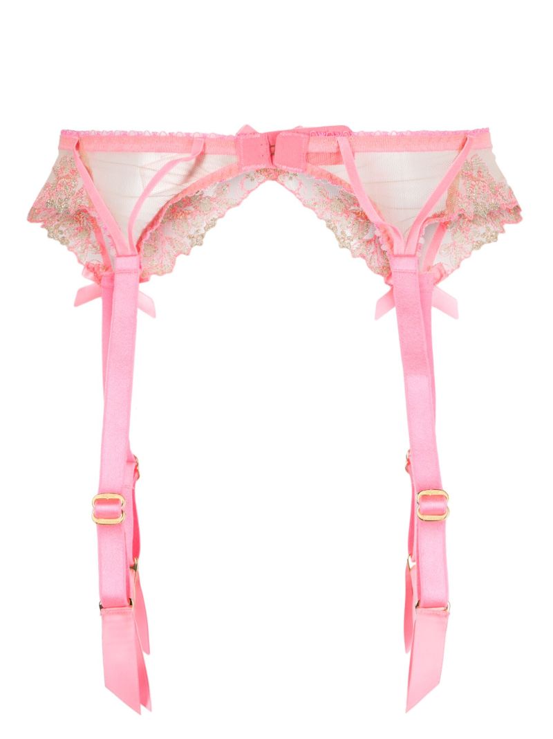 Pink Tessy Suspender