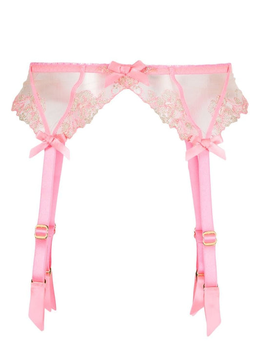 Pink Tessy Suspender