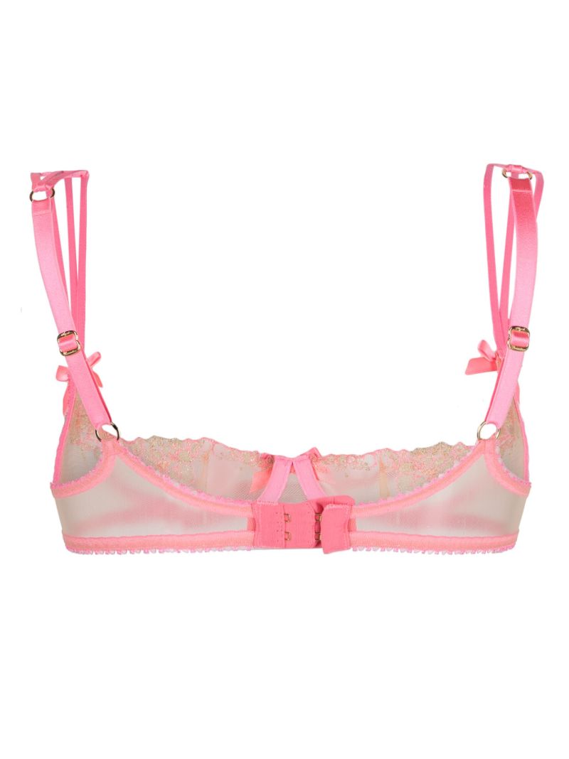 Pink Tessy Balconette Bra