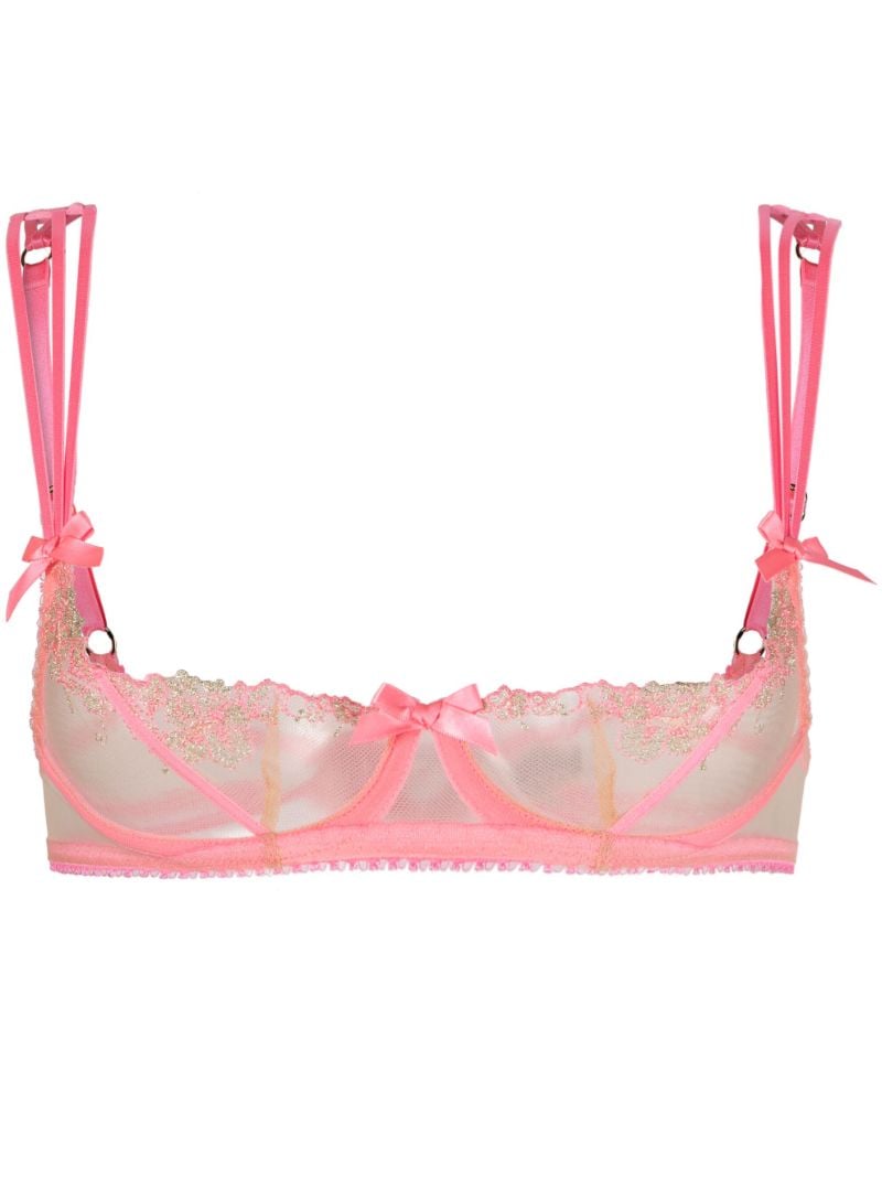 Pink Tessy Balconette Bra