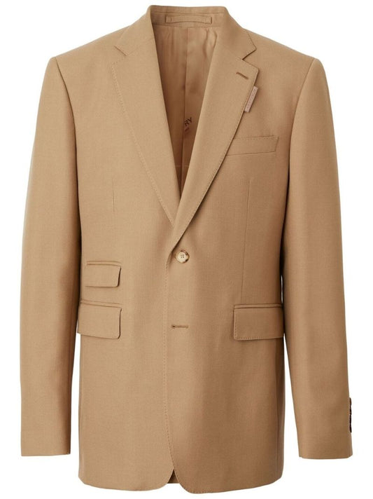 Brown Single Breasted Tailored Blazer
