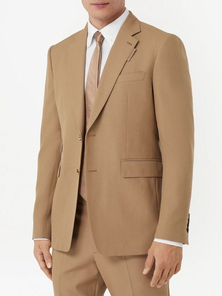 Brown Single Breasted Tailored Blazer