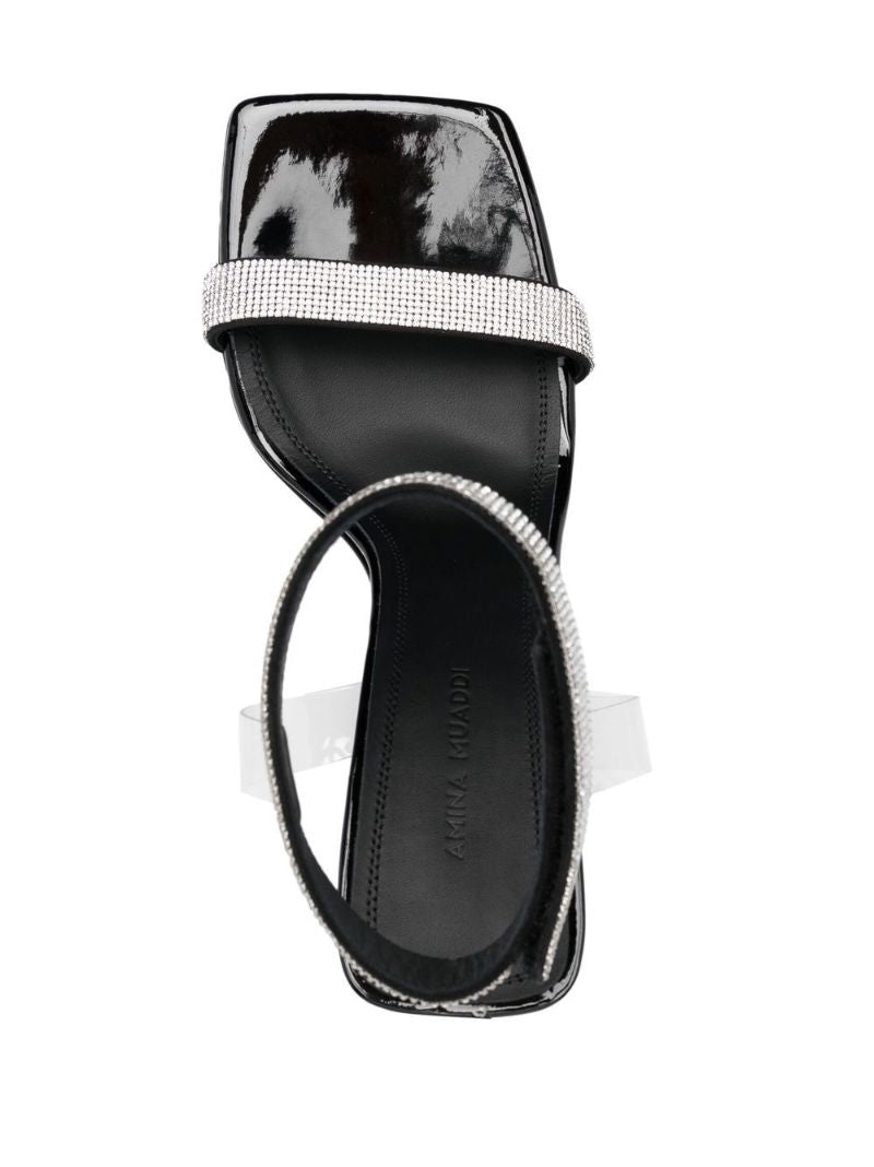 Black Rih 95 Crystal Sandals