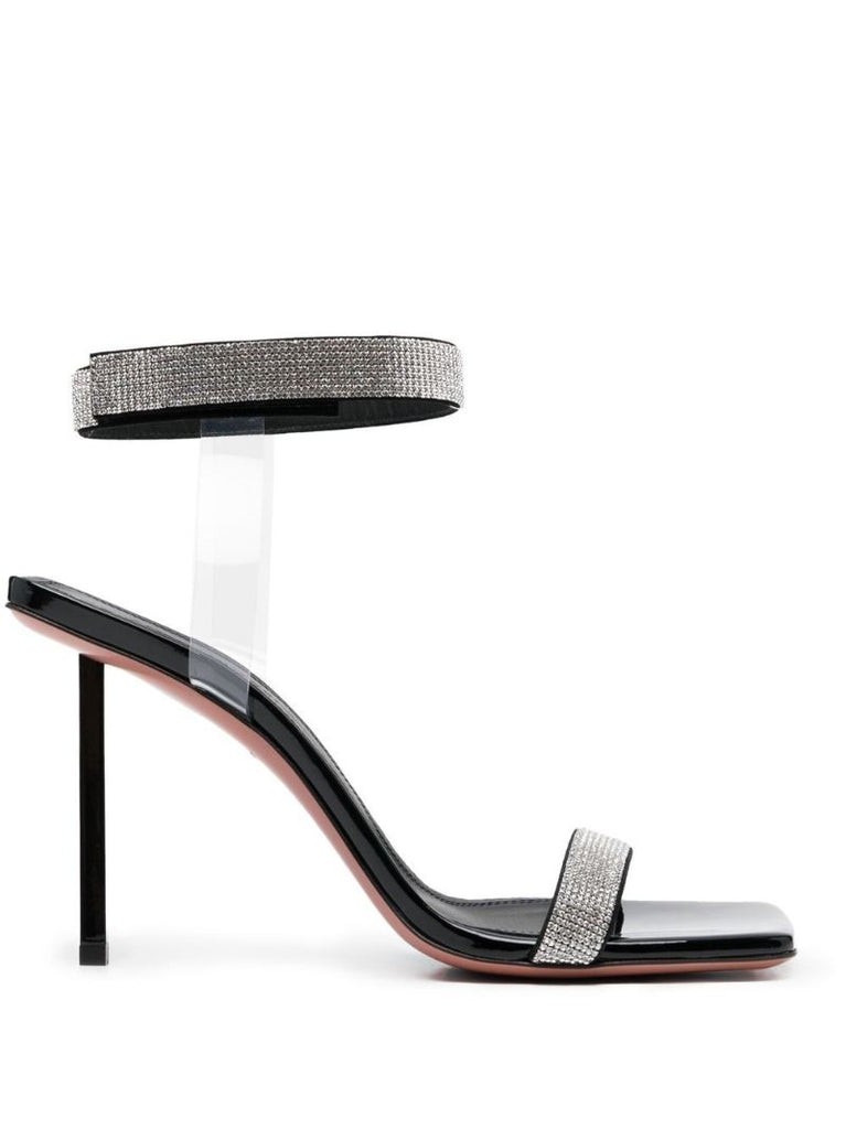 Black Rih 95 Crystal Sandals