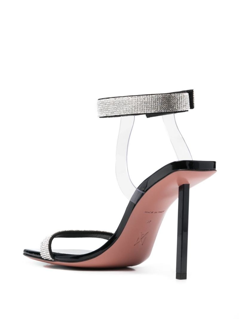 Black Rih 95 Crystal Sandals