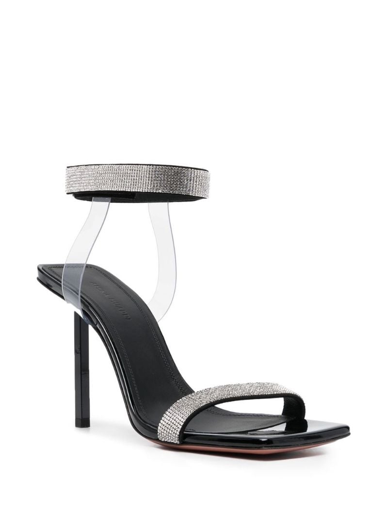 Black Rih 95 Crystal Sandals