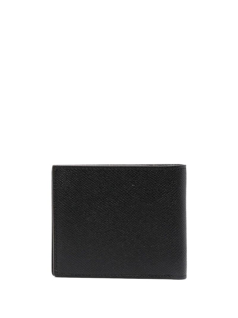 Small Grained-leather Bi-fold Wallet