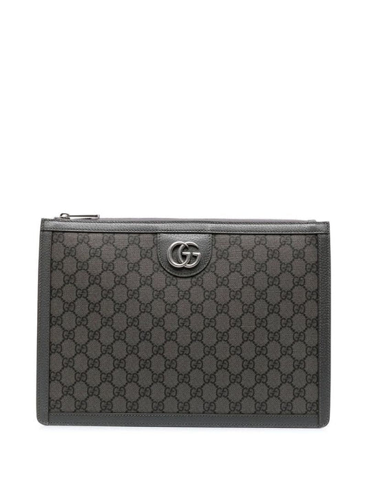 Grey Double G Laptop Bag
