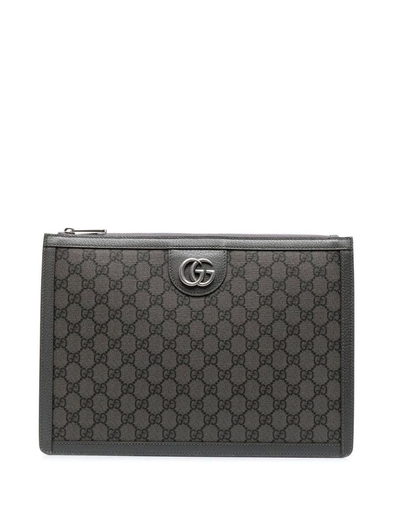 Grey Double G Laptop Bag