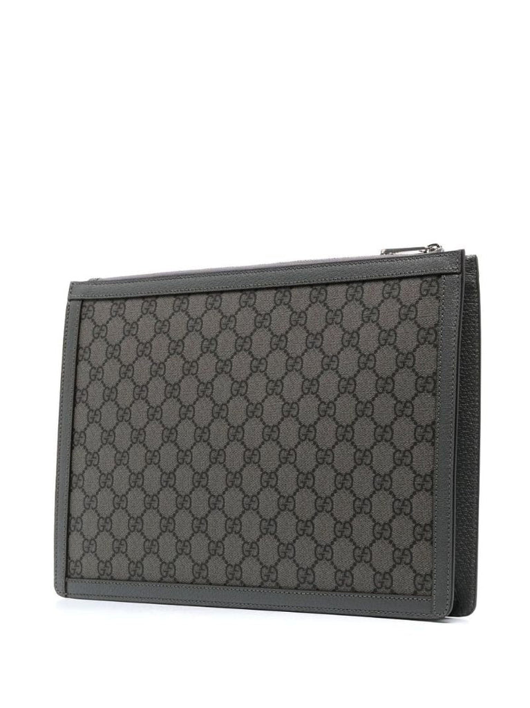 Grey Double G Laptop Bag