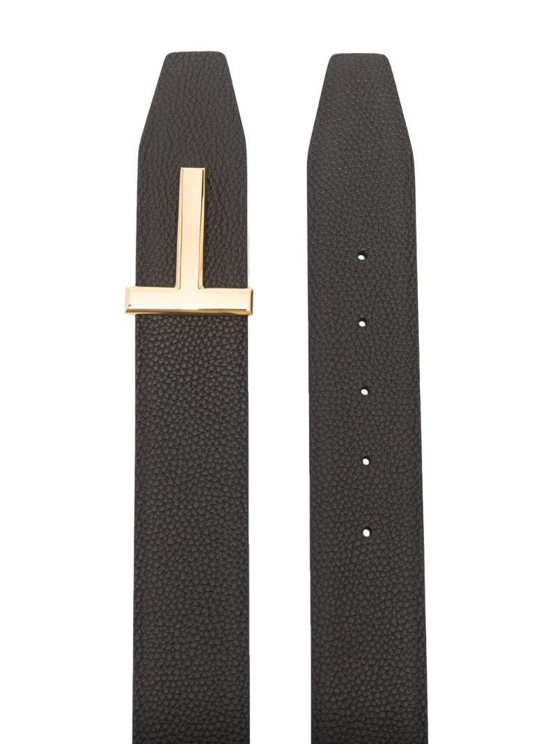 Brown Ridge T Leather Belt