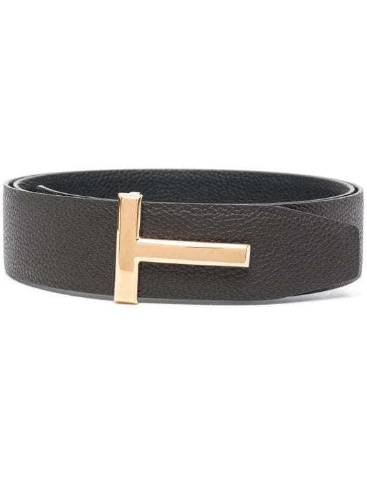 Brown Ridge T Leather Belt