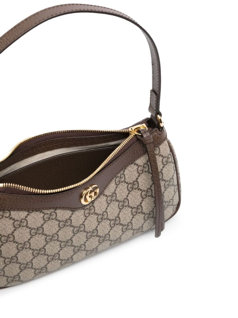 Neutral Ophidia Small Gg Supreme Shoulder Bag