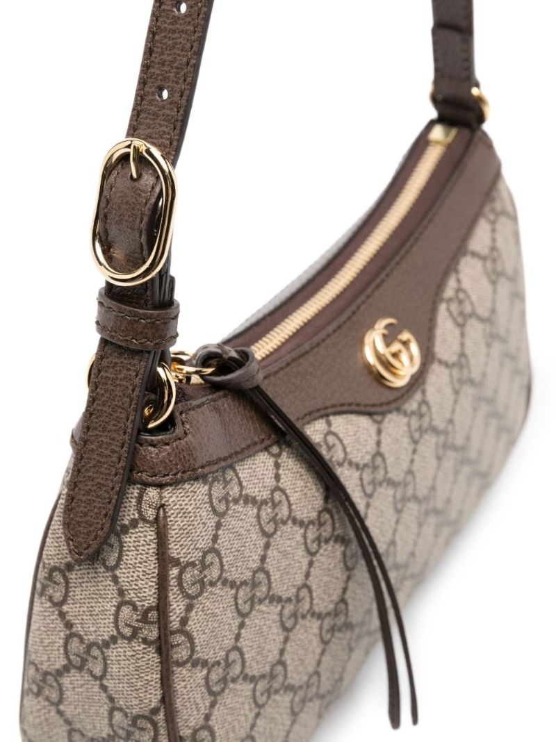 Neutral Ophidia Small Gg Supreme Shoulder Bag