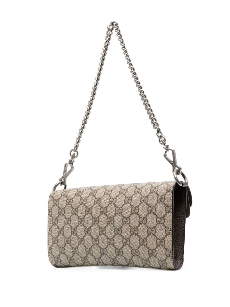 Beige Dionysus Leather Cross Body Bag