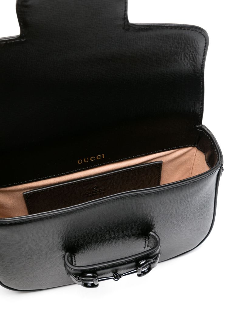 Black Small Horsebit 1955 Cross Body Bag